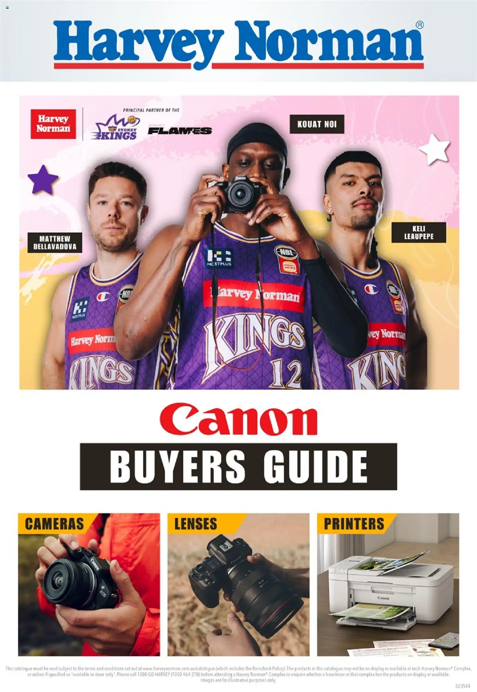 Preview of catalogue Canon Buyers Guide from shop Harvey Norman valid 29/01/2026