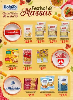 Pré-Visualização do folheto "Ofertas Festival de Massas" da loja Roldão válido a partir de 20/10/2025
