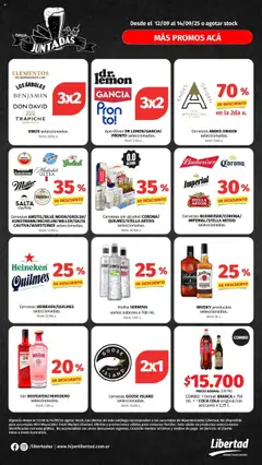 Vista previa del folleto de la tienda Hipermercado Libertad válido desde el 12/09/2025 