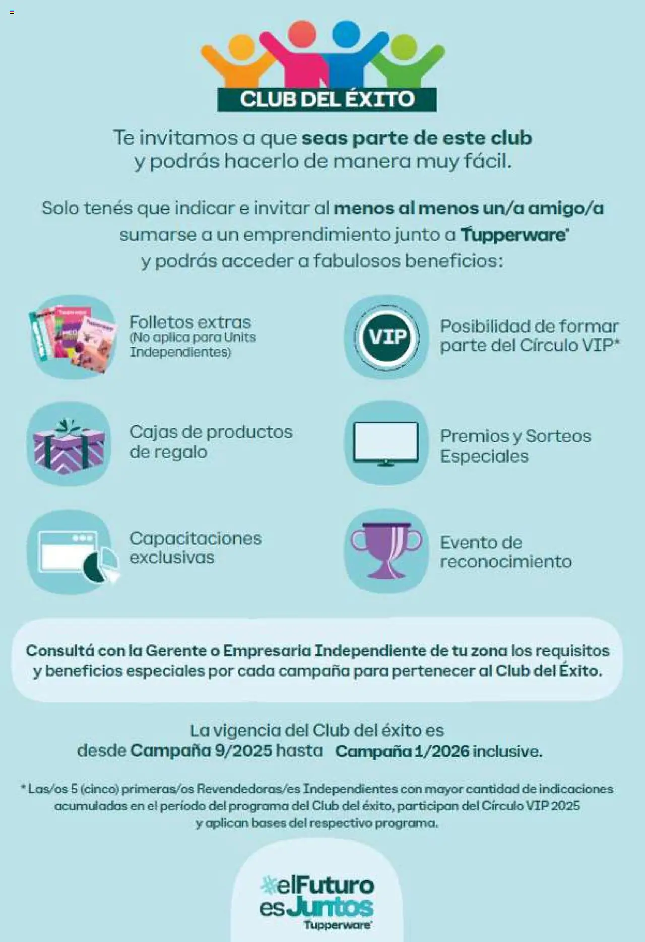 Tupperware Club del Éxito del 01/09/2025 Online