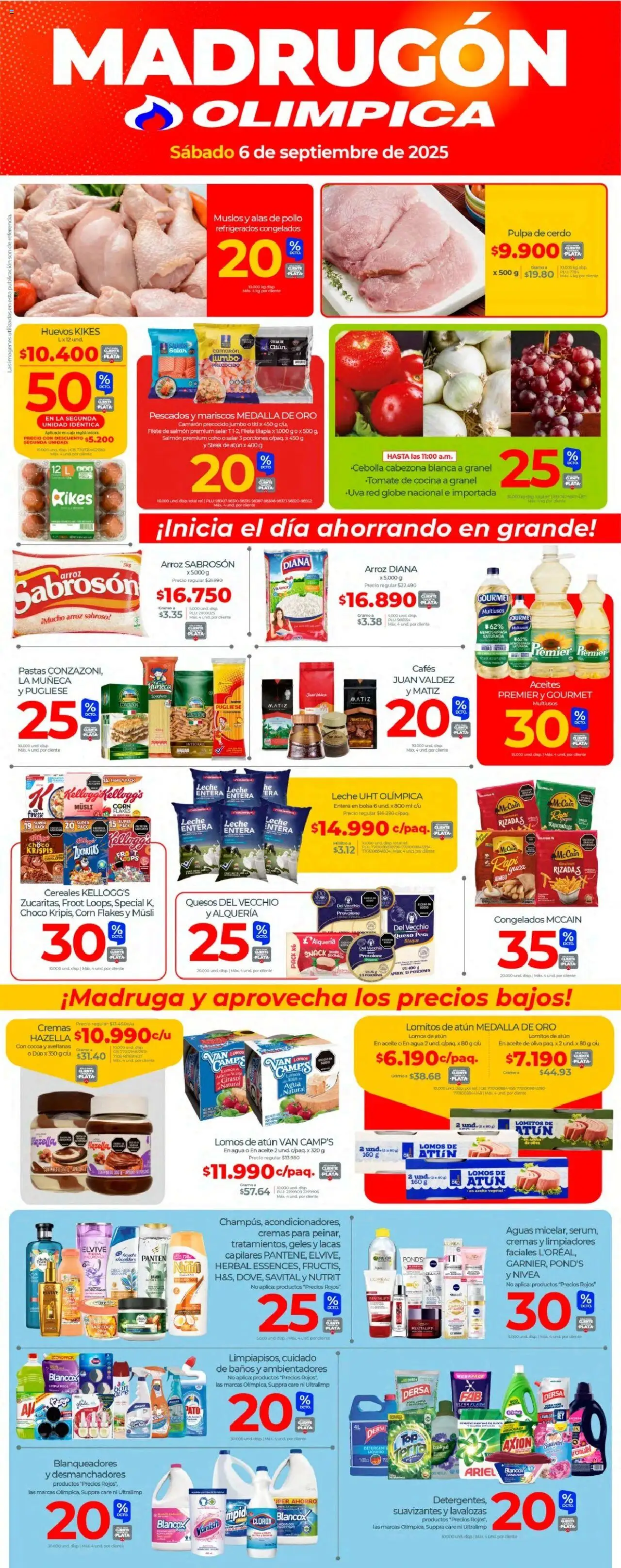 Olímpica Catálogo: 06/09/2025 - 06/09/2025 > Últimas Ofertas pagina numero 1