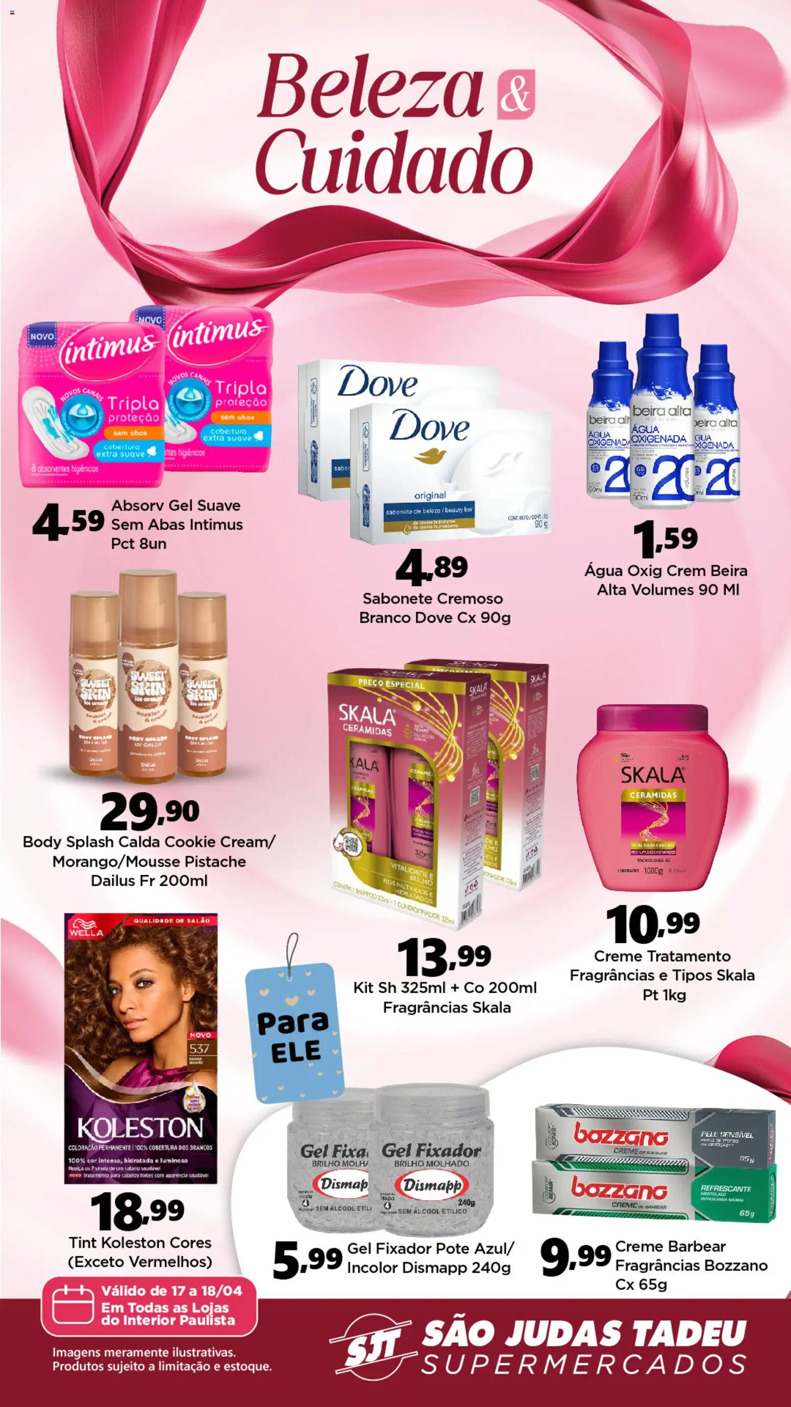 Pré-Visualização do folheto "São Judas Tadeu ofertas Beleza & Cuidado" da loja São Judas Tadeu válido a partir de 17/04/2026