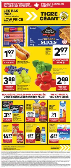 Preview of leaflet Weekly flyer / circulaire from shop Giant Tiger is valid from Aug 27, 2025