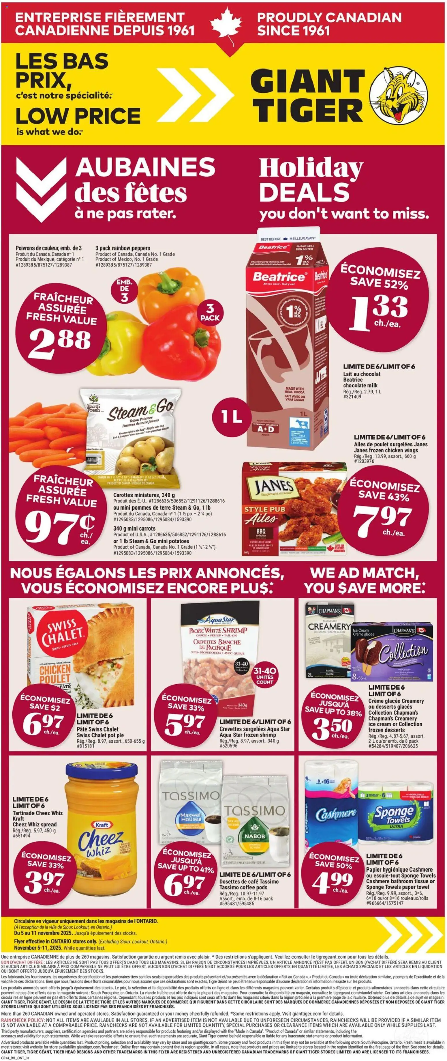 Preview of leaflet Circulaire from shop Giant Tiger is valid from Nov 05, 2025
