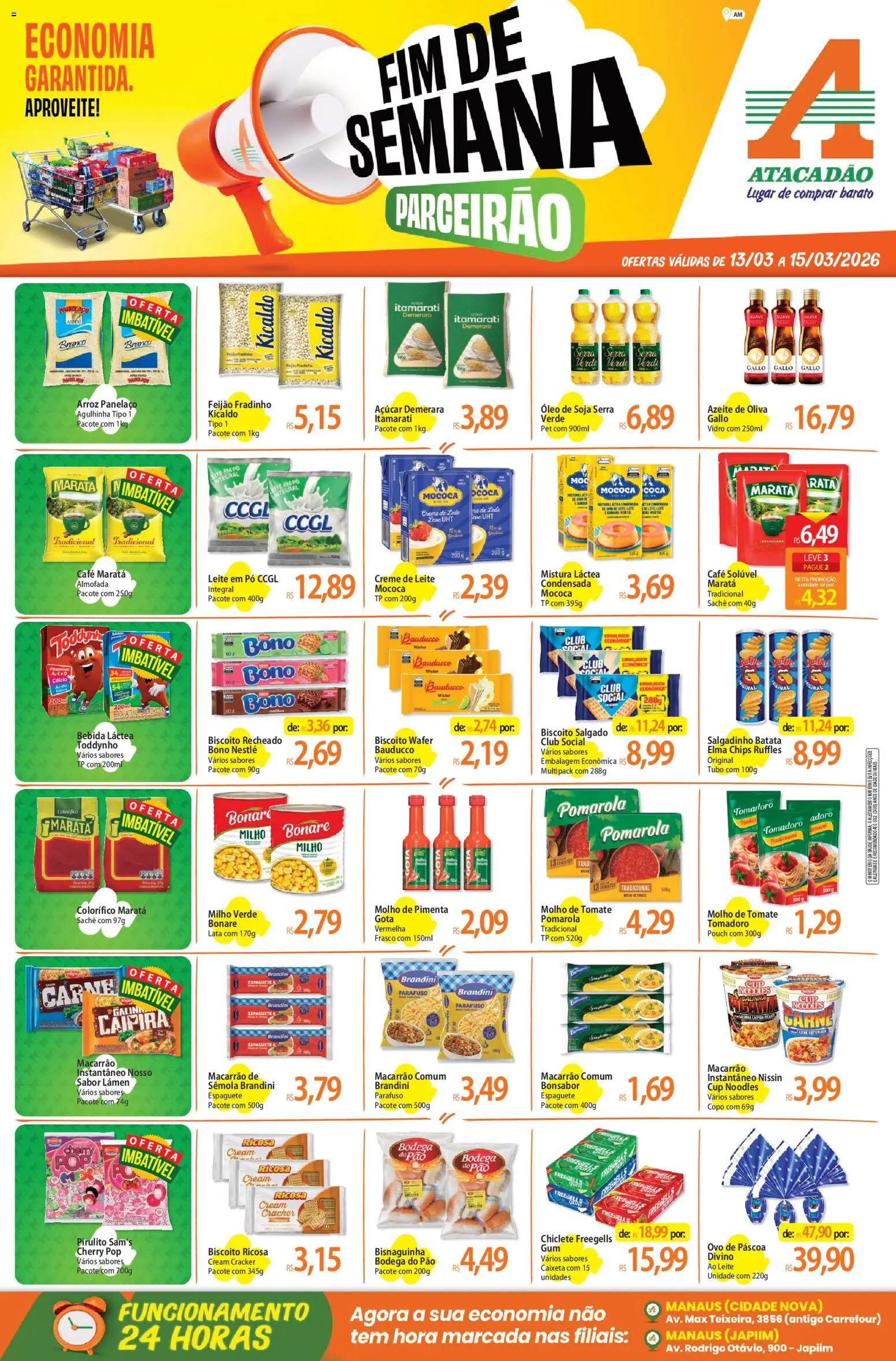 Pré-Visualização do folheto "Atacadão ofertas - AM" da loja Atacadão válido a partir de 13/03/2026