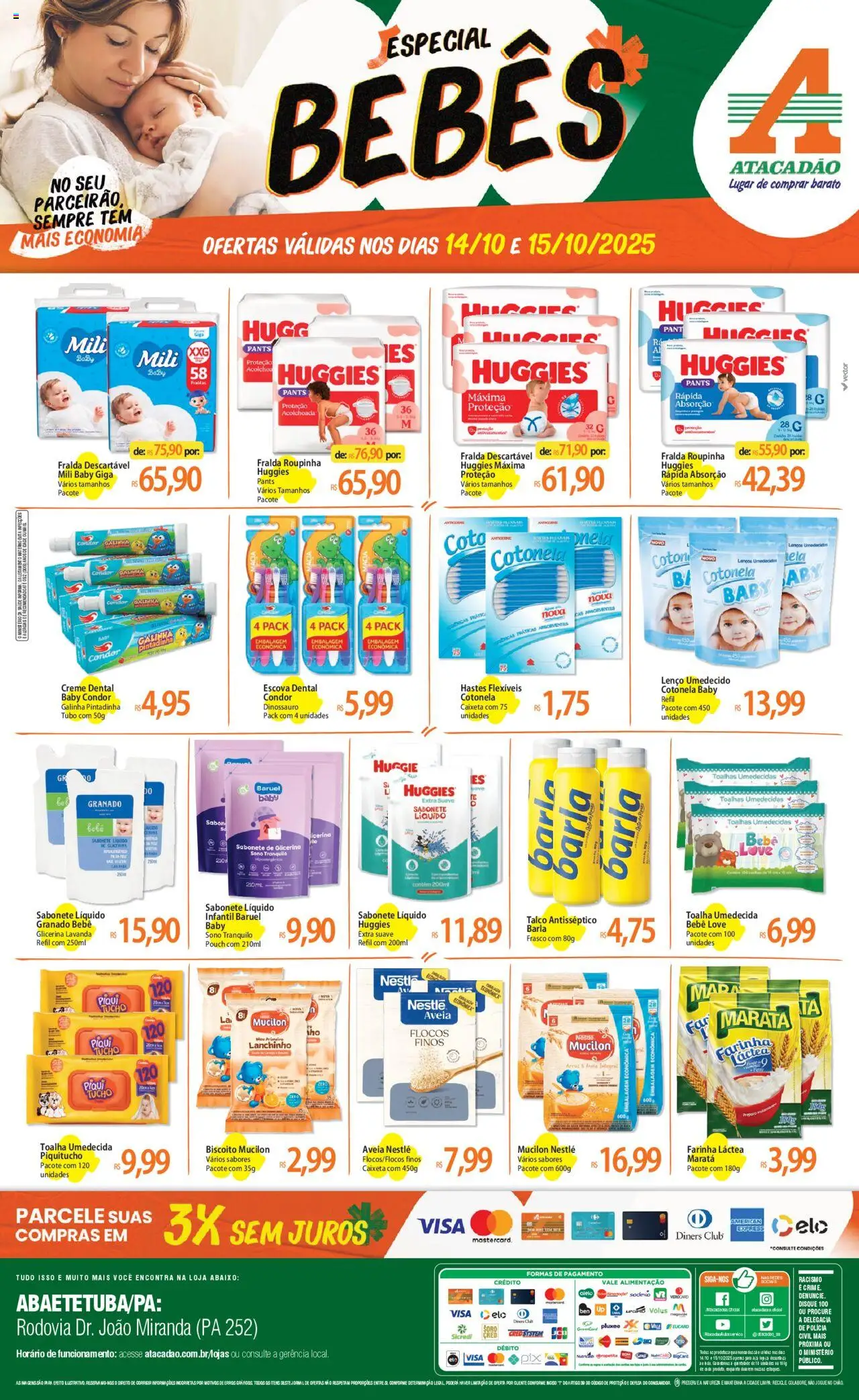 Atacadão folheto "Ofertas - PA" válido a partir de 14/10/2025 - número de página 1