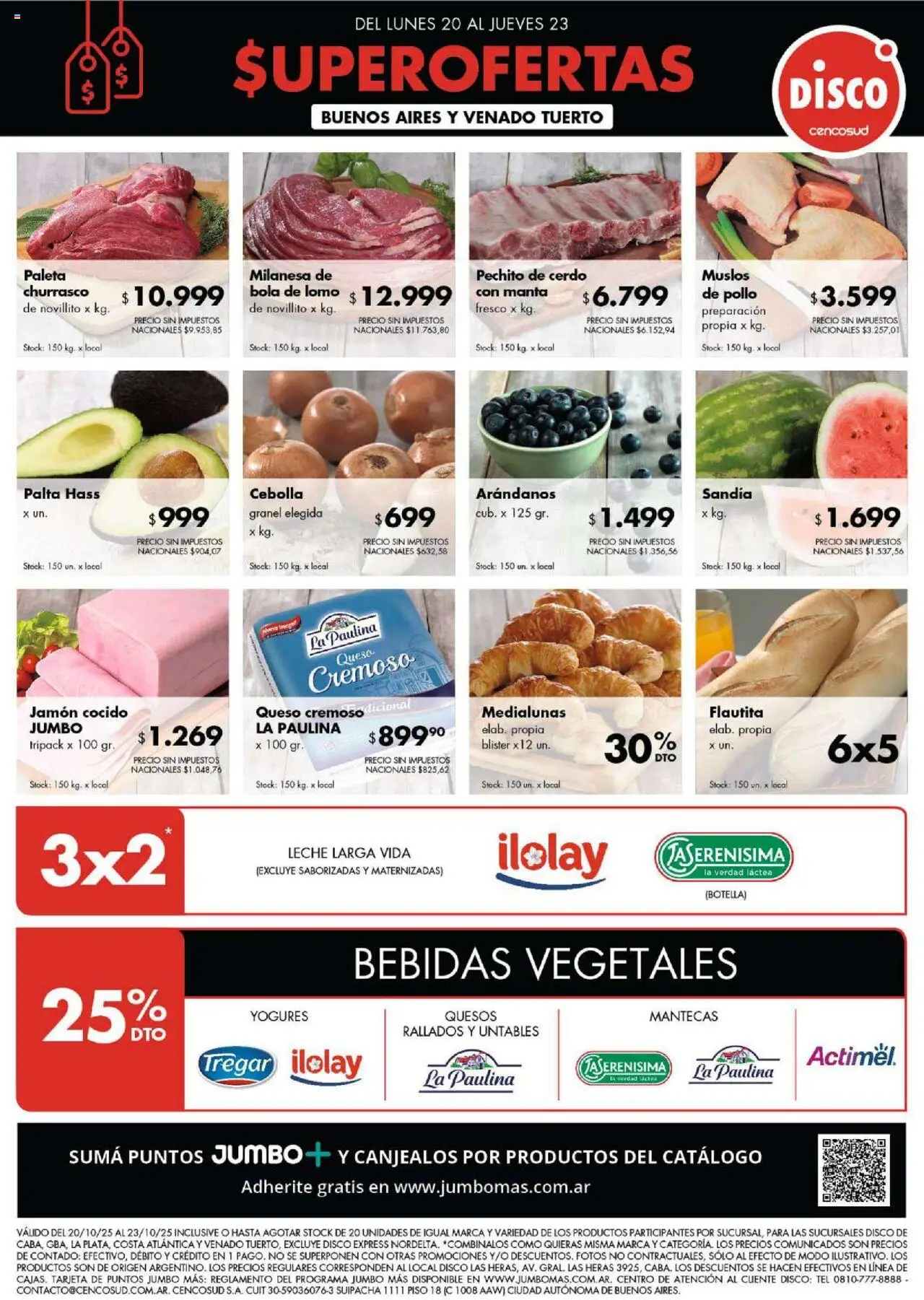 Disco Ofertas del 20/10/2025 Online