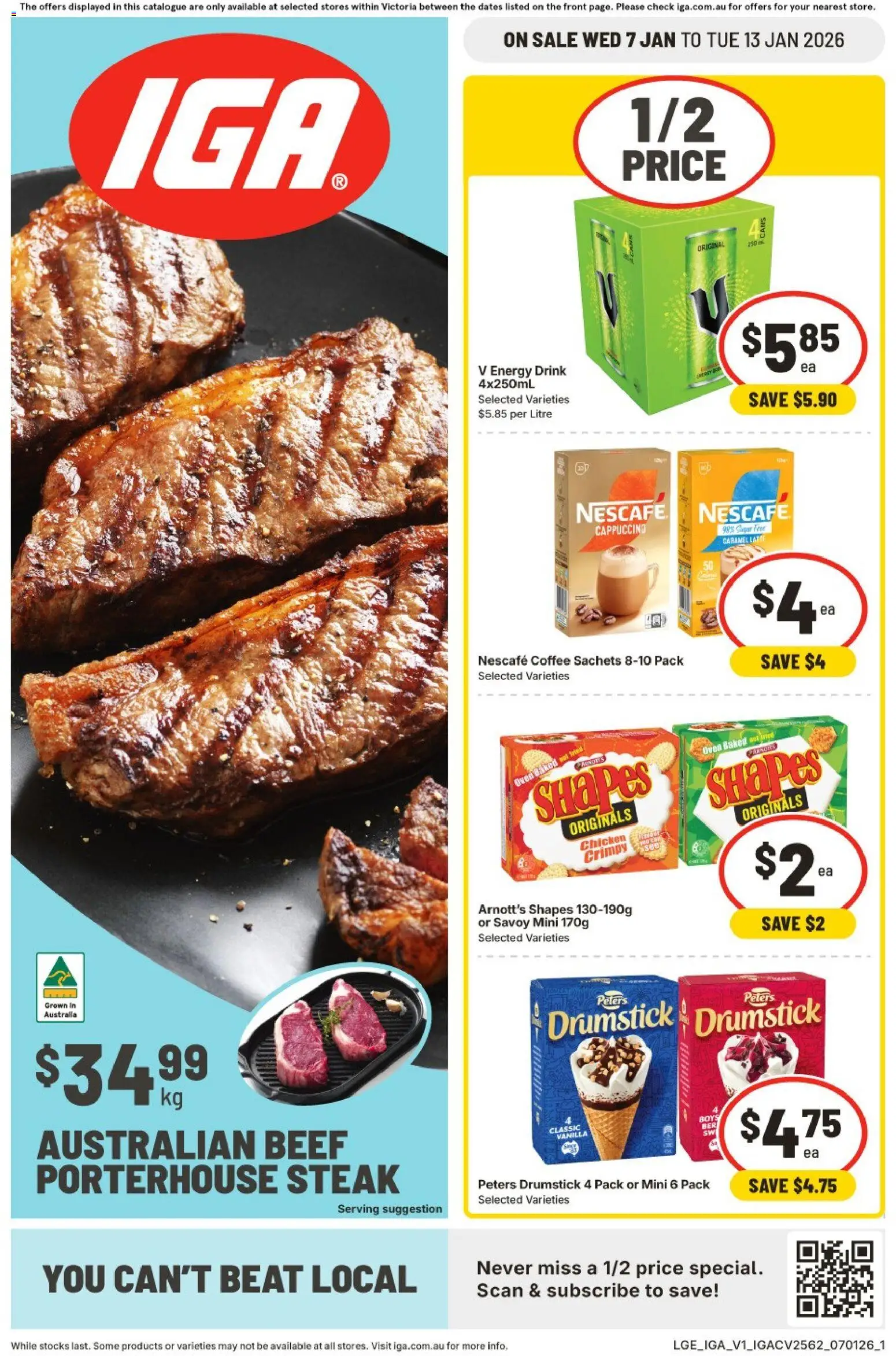 Preview of catalogue Catalogue VIC from shop IGA valid 07/01/2026