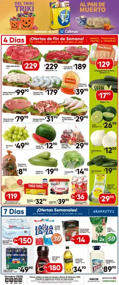 Vista previa las ofertas de la tienda Calimax - Folleto Mexicali desde el 10/10/2025 