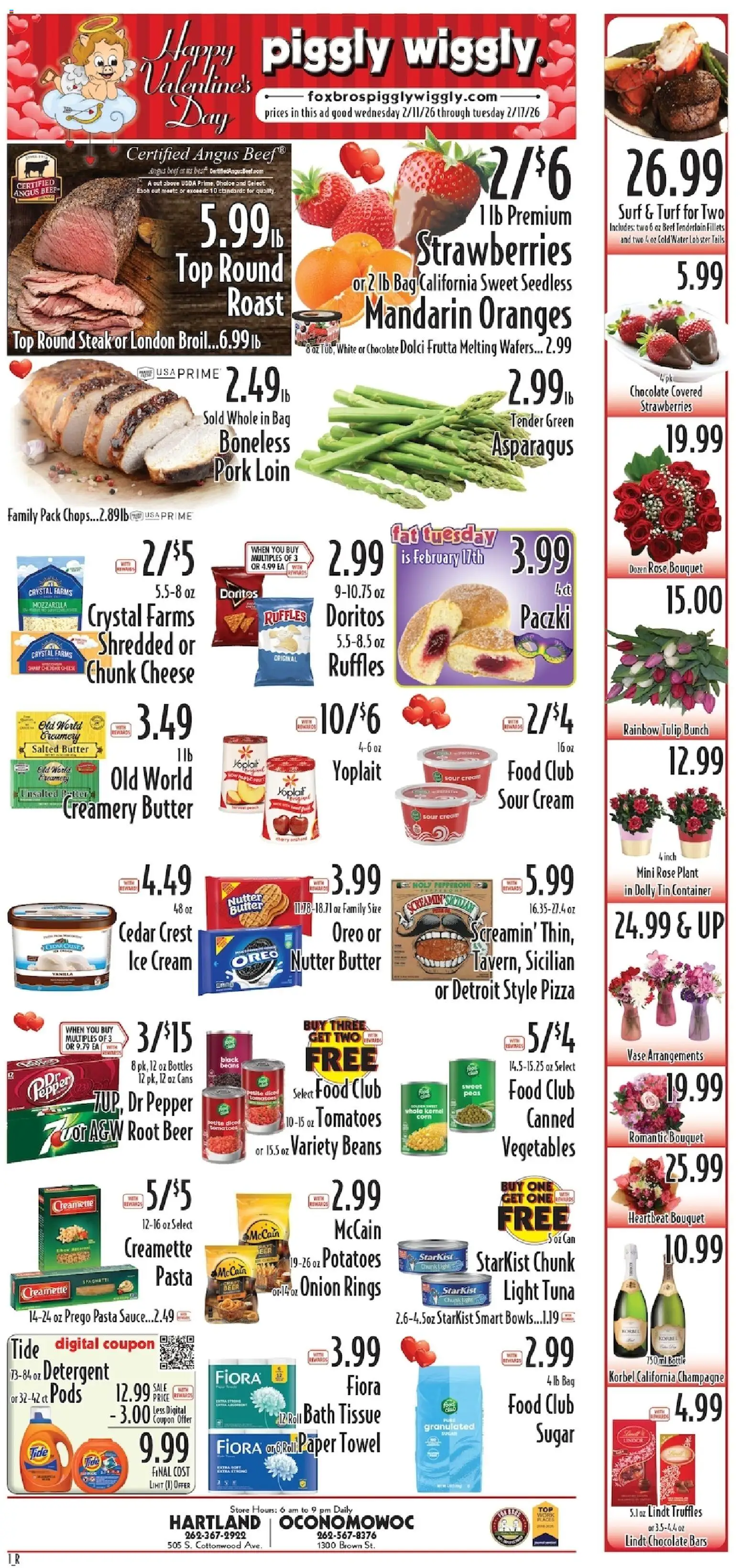 Ad Preview of Piggly Wiggly Weekly Ad from 02/11/2026