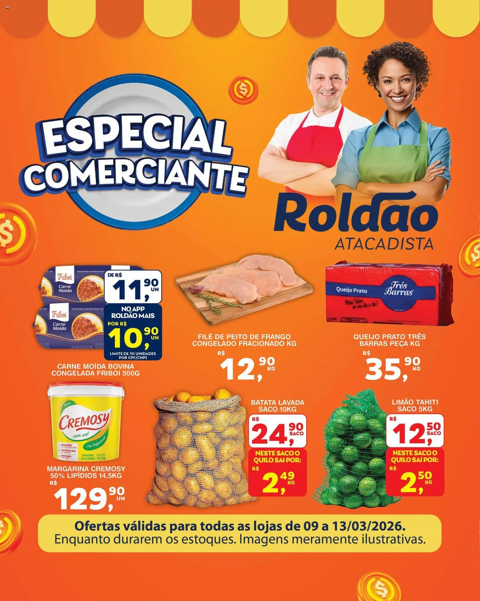 Pré-Visualização do folheto "Roldão ofertas Especial Comerciante" da loja Roldão válido a partir de 09/03/2026