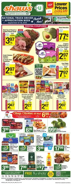 Ad Preview of Shaw's Weekly Ad - VT from 09/12/2025