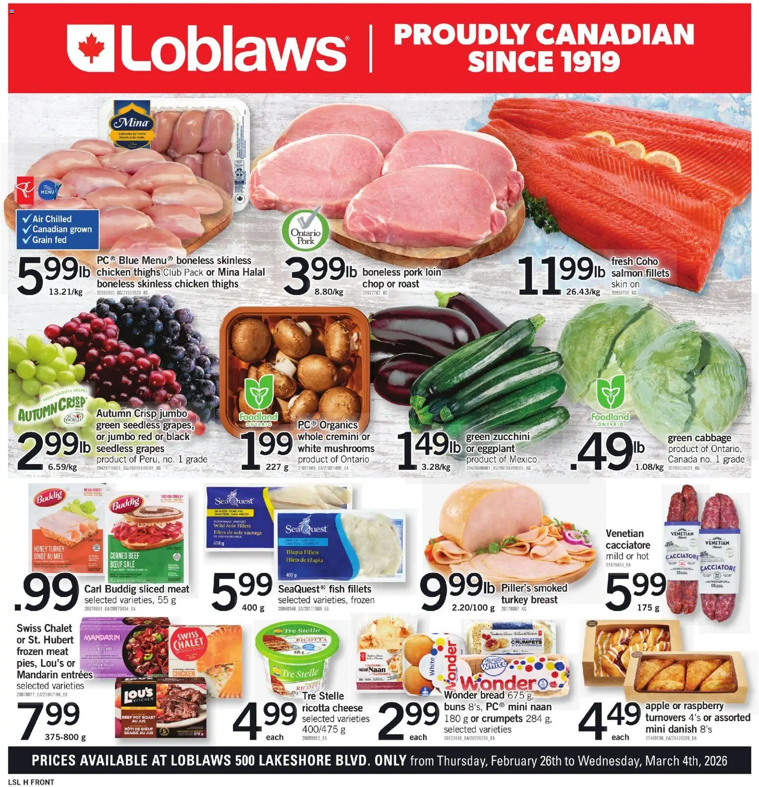 Preview of leaflet Weekly Flyer - ON from shop Loblaws is valid from Feb 26, 2026