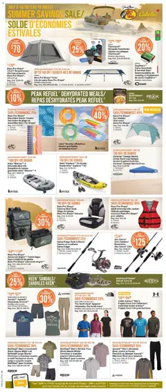 Preview of leaflet Weekly flyer / circulaire from shop Cabelas is valid from Jul 03, 2025