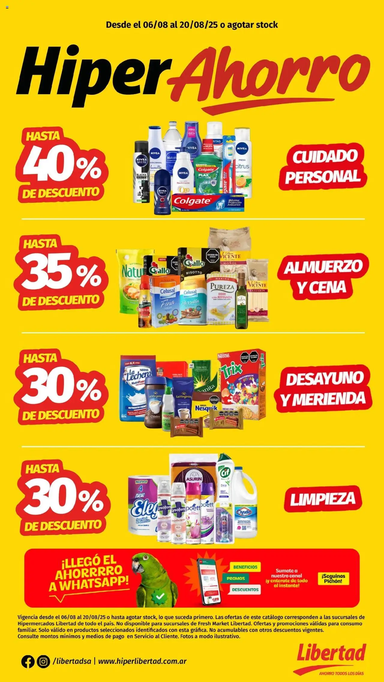 Hipermercado Libertad Catálogo del 06/08/2025 Online
