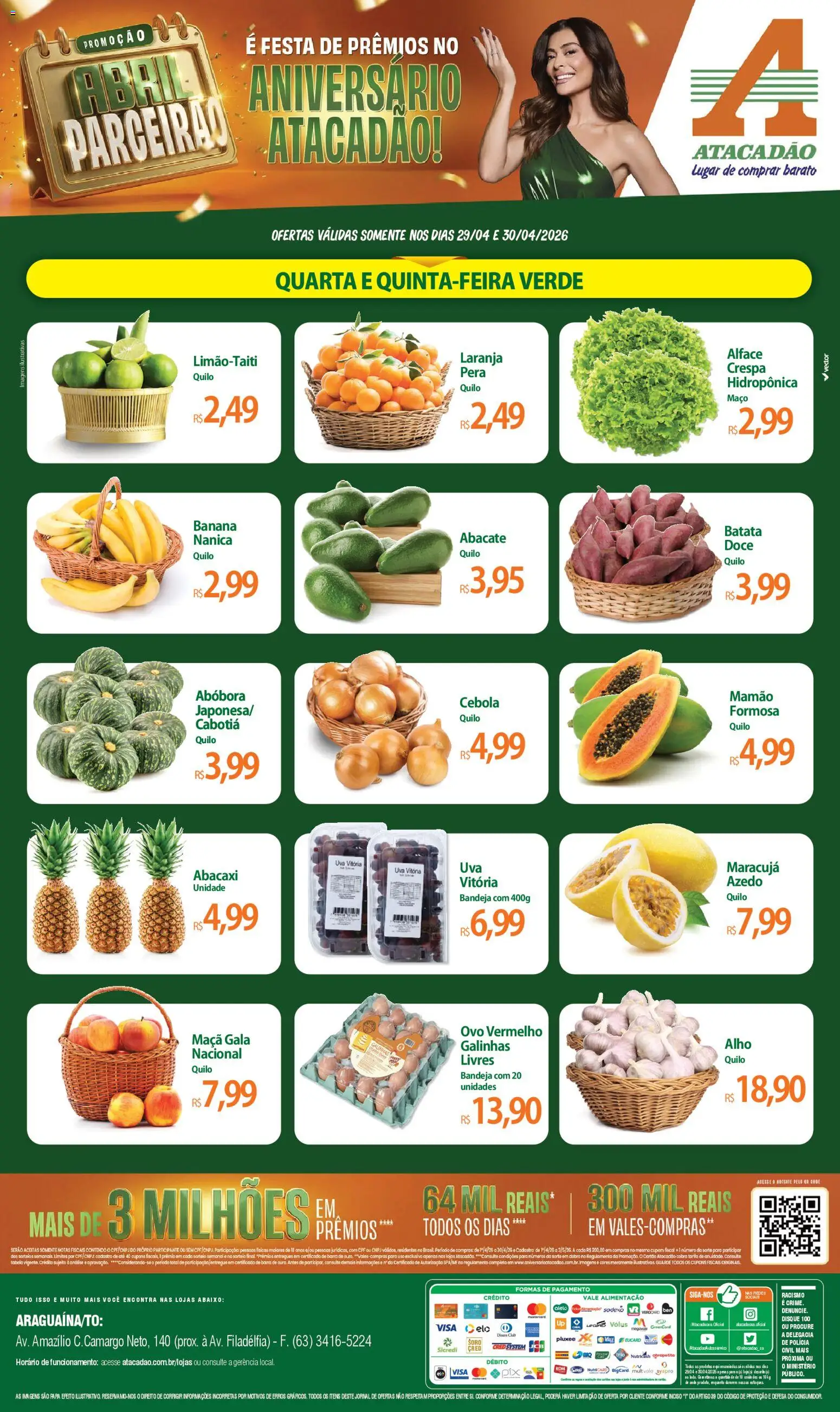 Pré-Visualização do folheto "Atacadão ofertas - TO" da loja Atacadão válido a partir de 29/04/2026