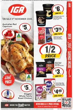 Preview of catalogue Catalogue NSW from shop IGA valid 05/11/2025