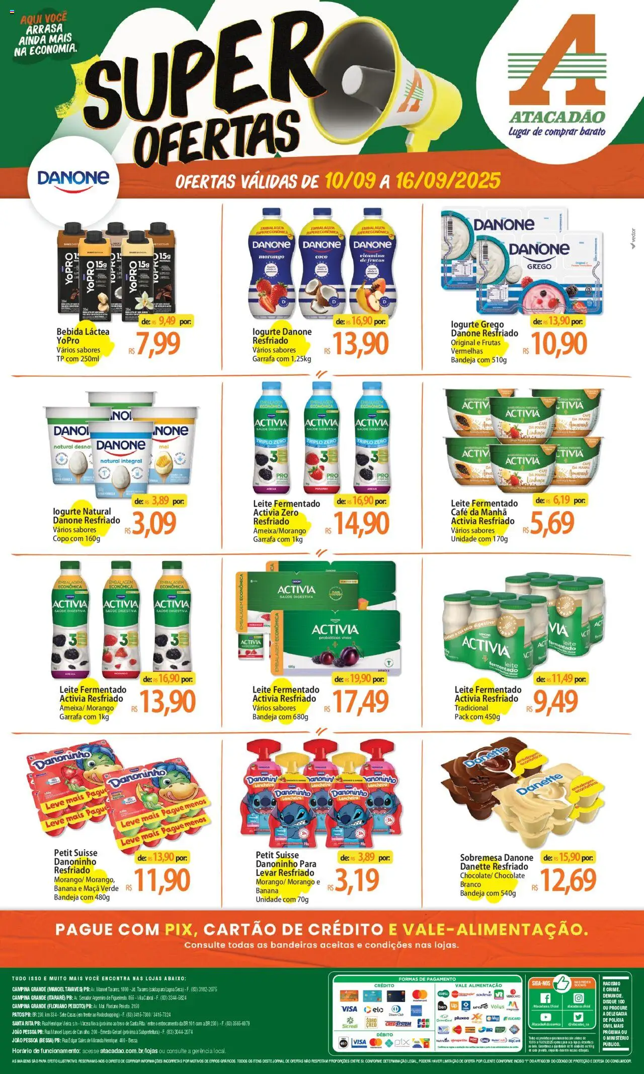 Atacadão folheto "Ofertas - PB" válido a partir de 10/09/2025 - número de página 1