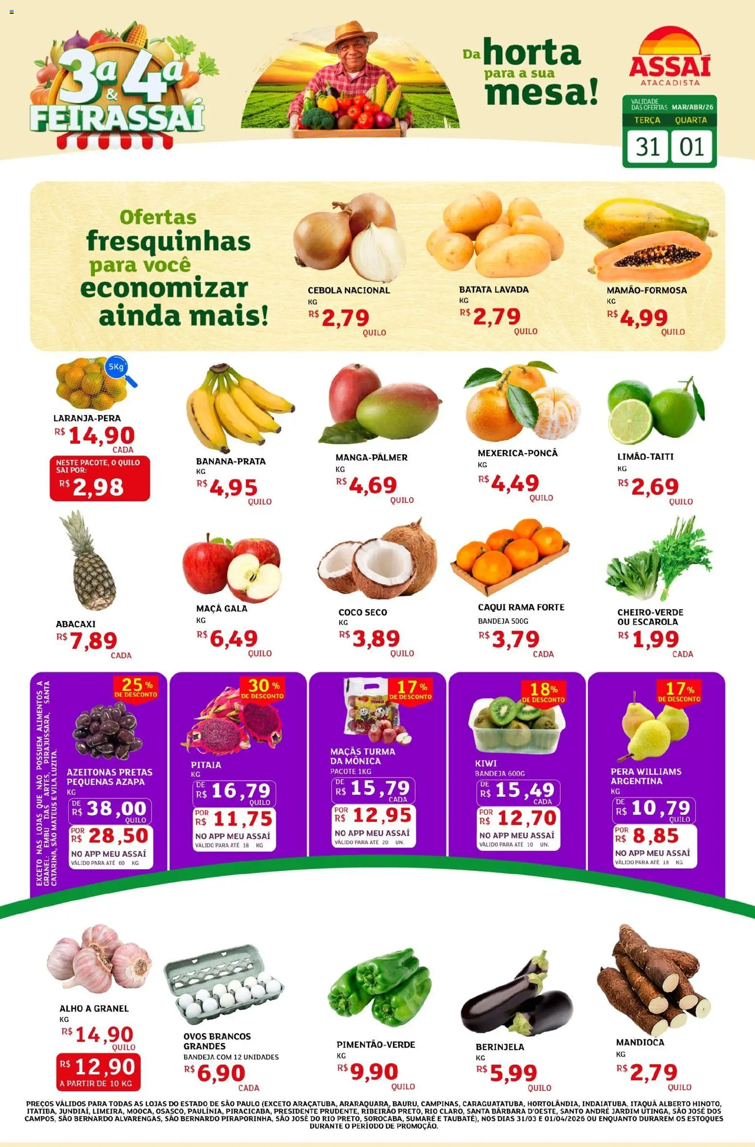 Pré-Visualização do folheto "Assaí Atacadista ofertas - SP" da loja Assaí Atacadista válido a partir de 31/03/2026