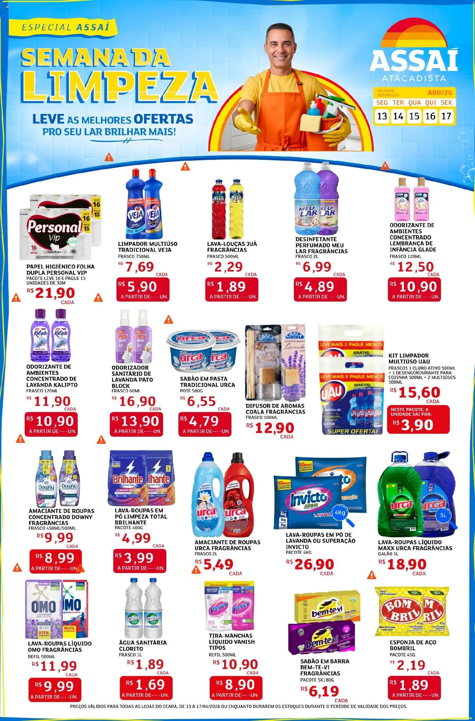 Pré-Visualização do folheto "Assaí Atacadista ofertas - CE" da loja Assaí Atacadista válido a partir de 13/04/2026