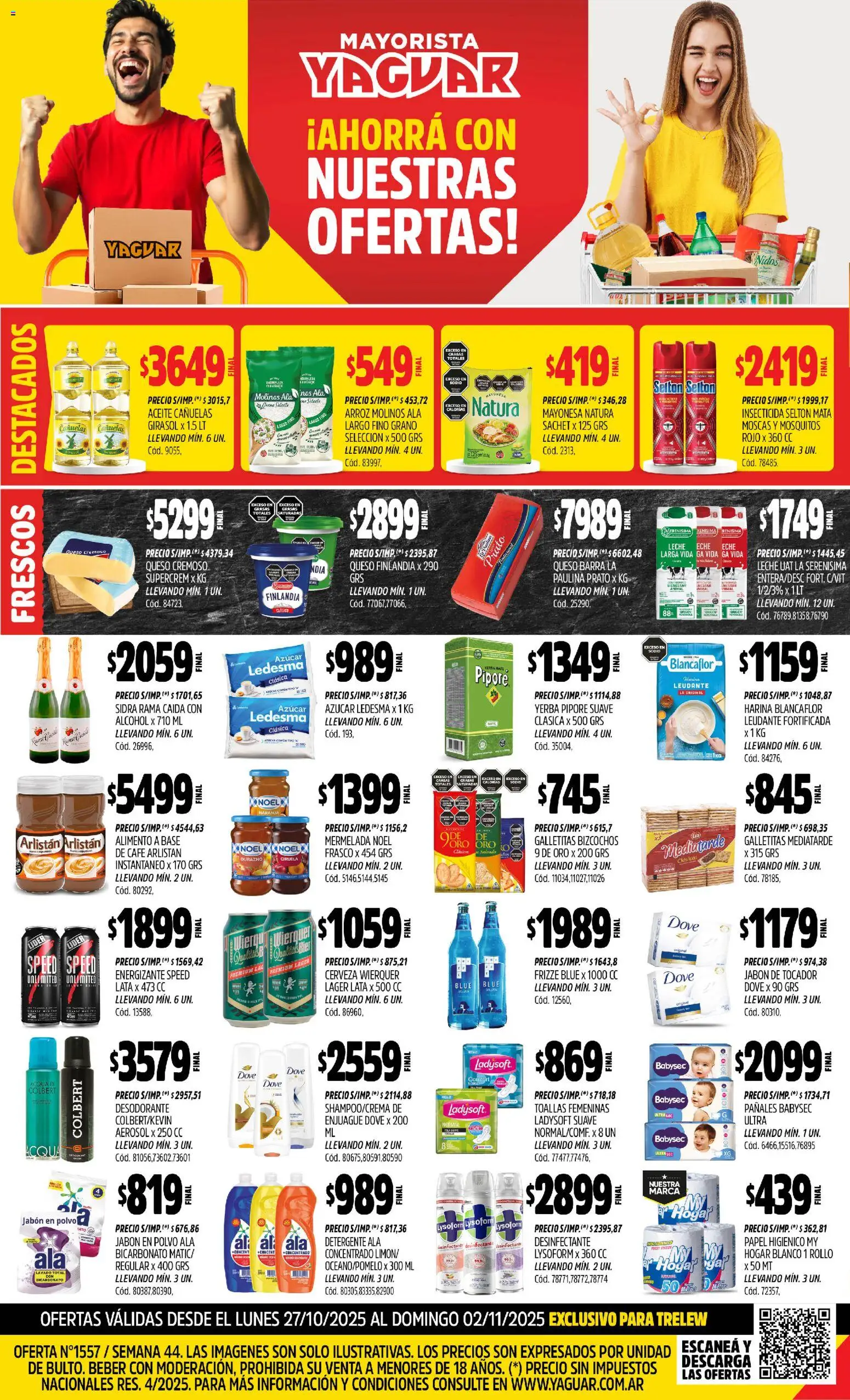 Yaguar Trelew del 27/10/2025 Online