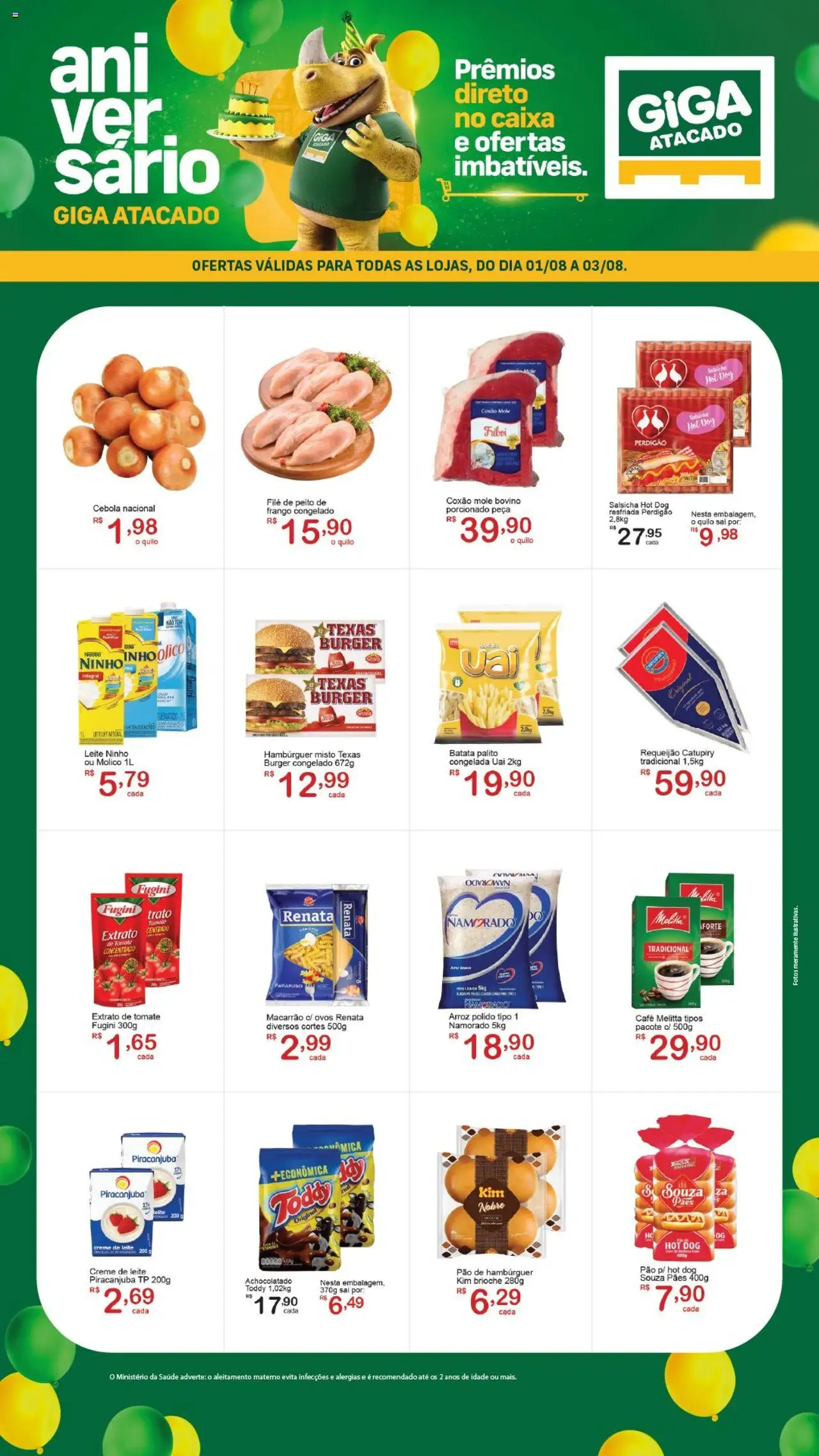 GIGA Atacado folheto "Ofertas da semana" válido a partir de 01/08/2025 - número de página 1