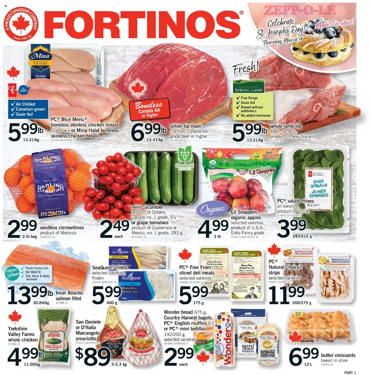 Preview of leaflet Fortinos weekly flyer / circulaire from shop Fortinos is valid from Mar 19, 2026