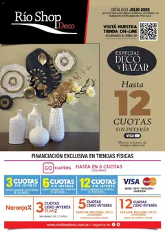 Vista previa del folleto de la tienda Río Shop Deco válido desde el 01/07/2025 