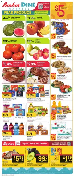 Ad Preview of Basha's Dine from 08/13/2025