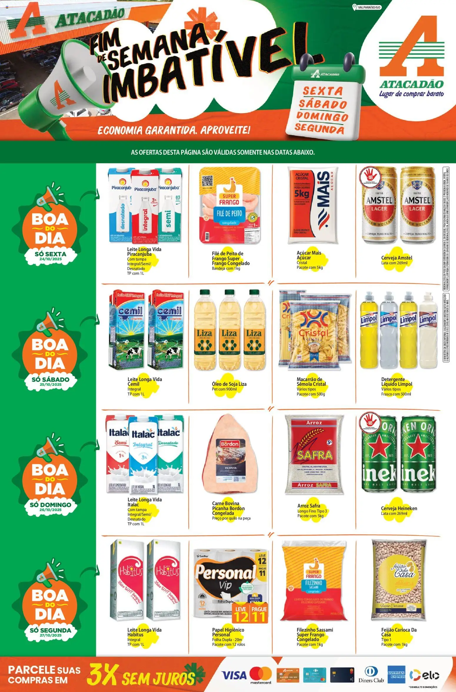 Atacadão folheto "Ofertas - GO" válido a partir de 24/10/2025 - número de página 1