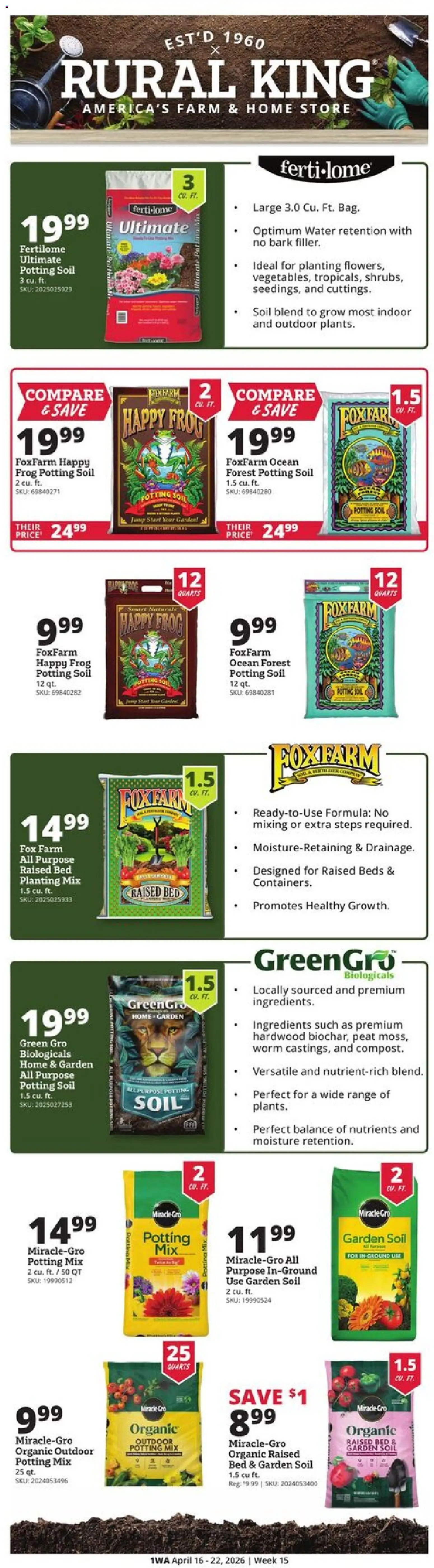 Ad Preview of Rural King Rural King Weekly Ad from 04/16/2026