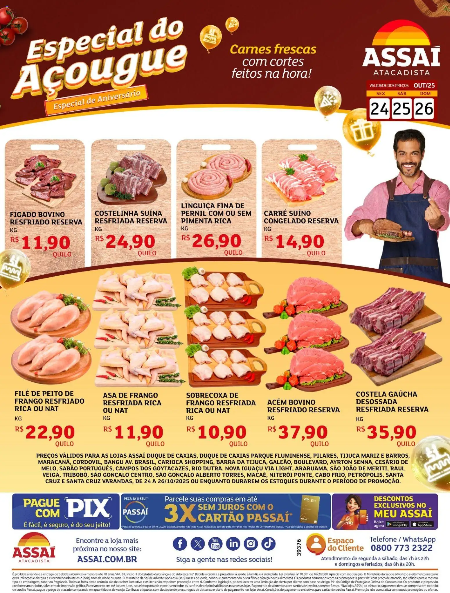 Assaí Atacadista folheto "Encarte - RJ" válido a partir de 24/10/2025 - número de página 1