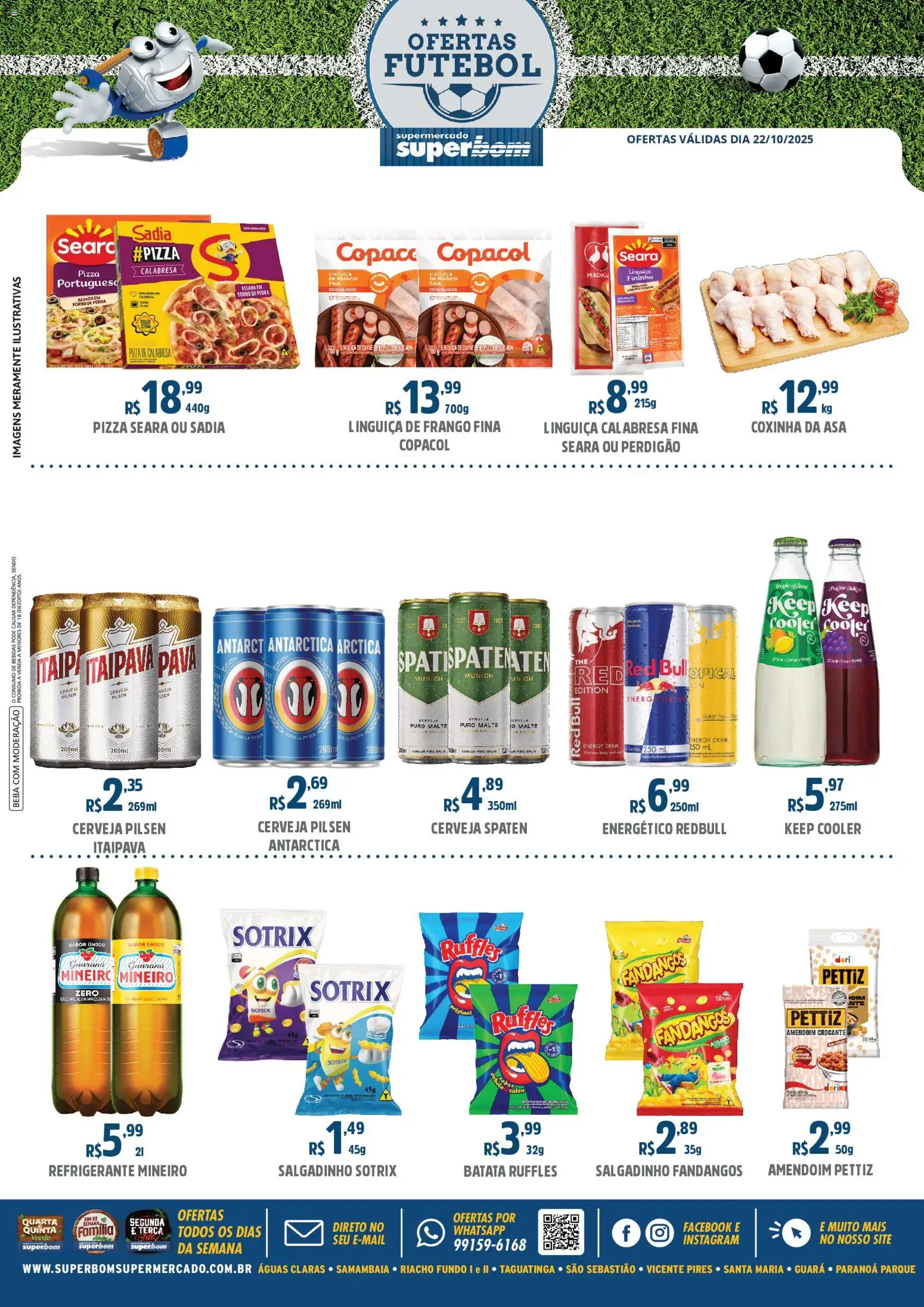 Superbom folheto "Ofertas Futebol" válido a partir de 22/10/2025 - número de página 1