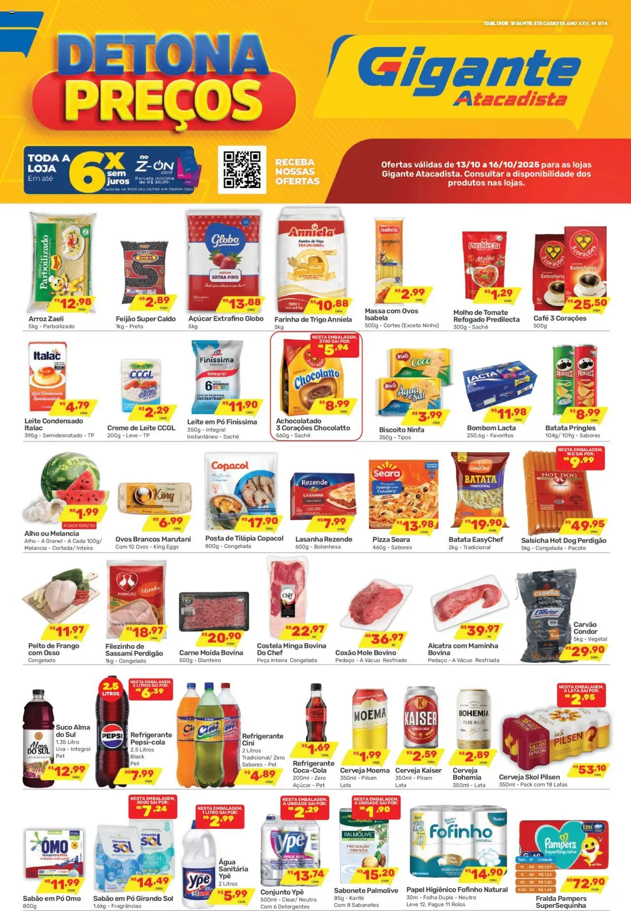 Gigante Atacadista folheto "Ofertas da semana" válido a partir de 13/10/2025 - número de página 1