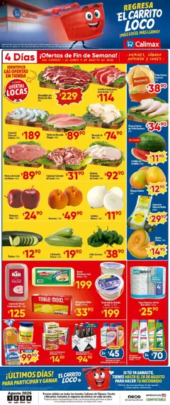 Vista previa las ofertas de la tienda Calimax - Folleto Tijuana desde el 01/08/2025 
