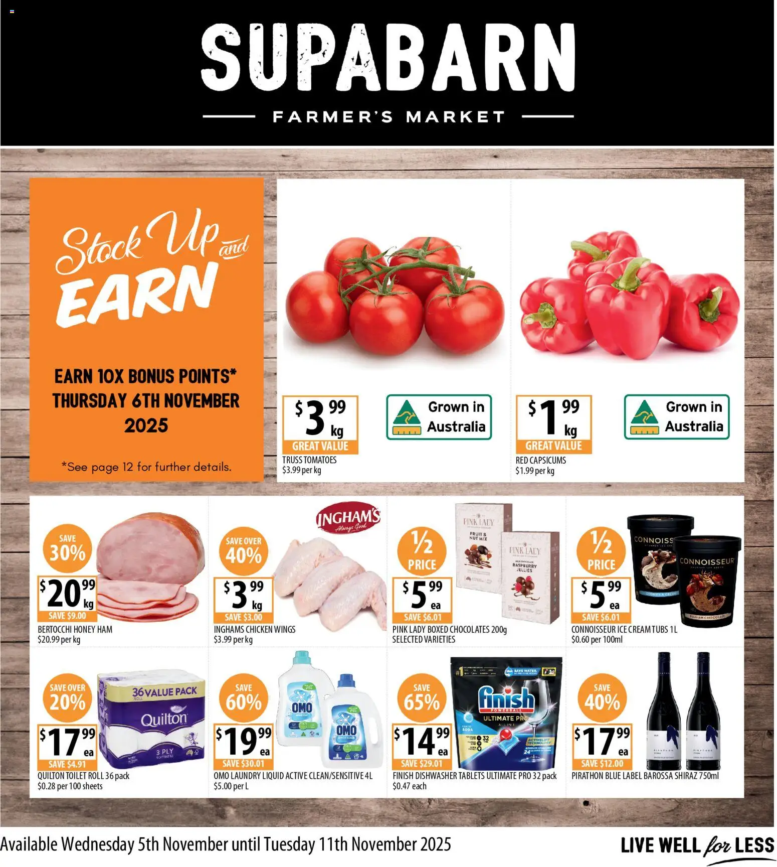 Preview of catalogue Catalogue from shop Supabarn valid 05/11/2025