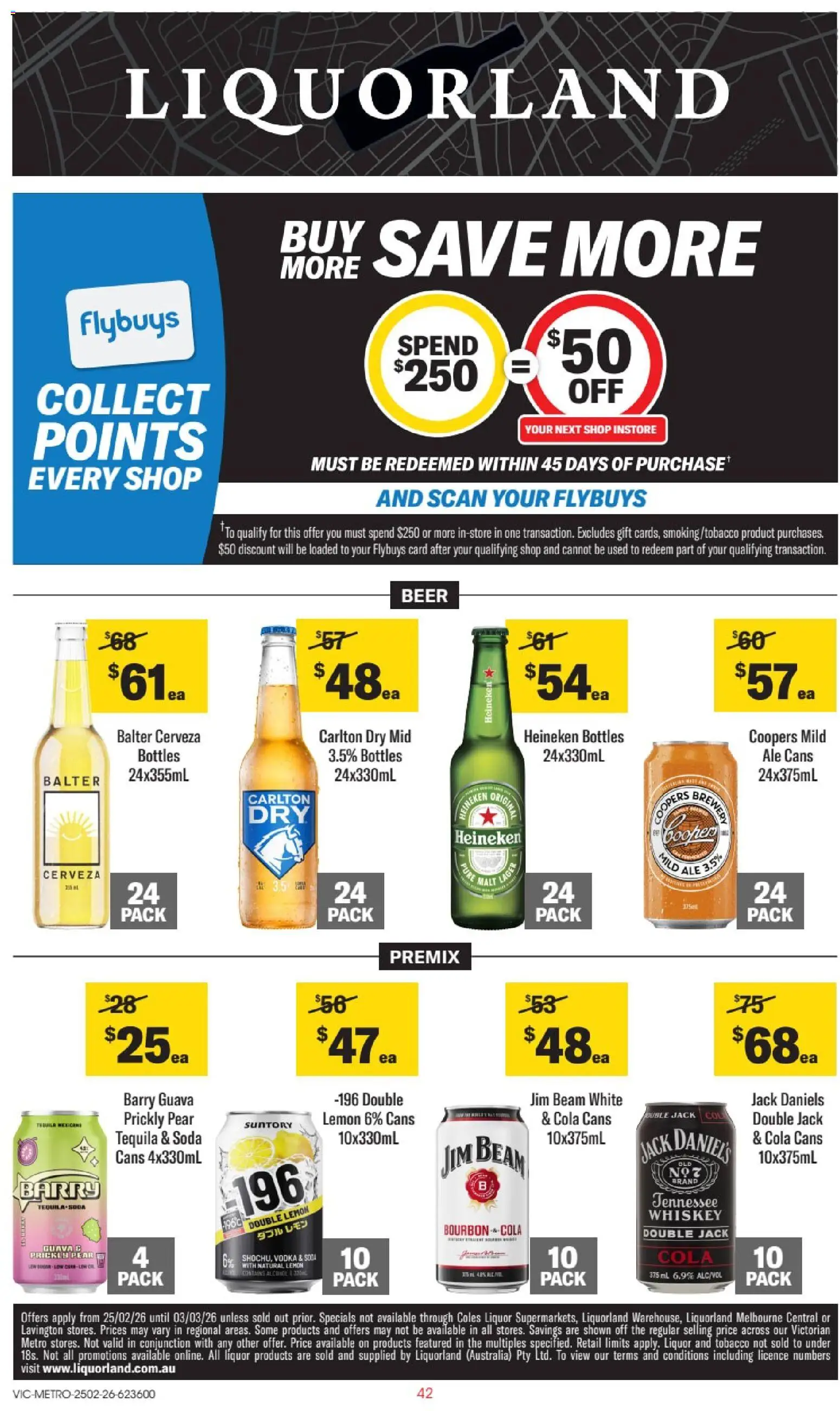 Preview of catalogue Catalogue VIC from shop Liquorland valid 25/02/2026