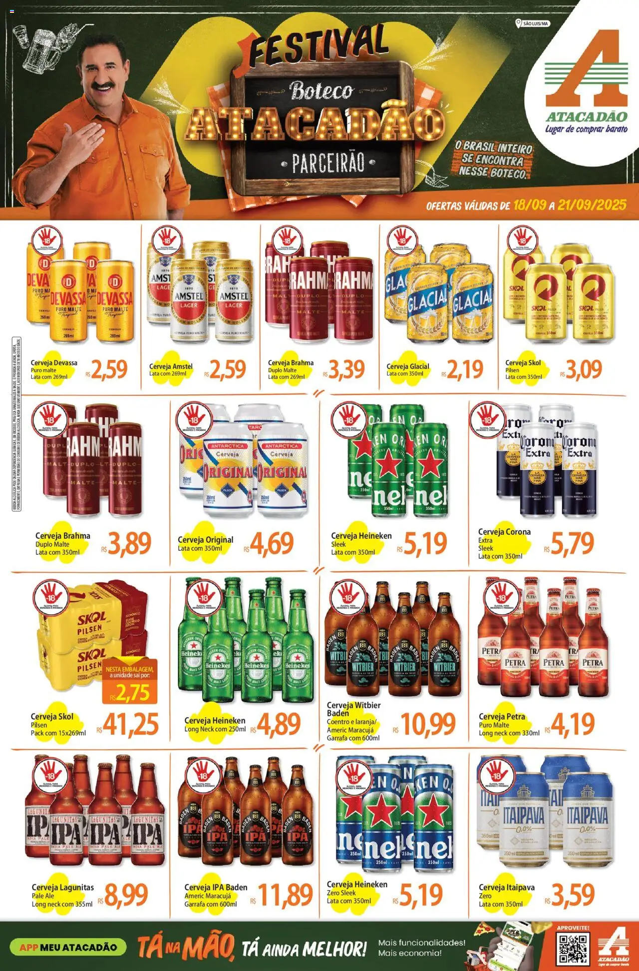 Atacadão folheto "Ofertas - MA" válido a partir de 18/09/2025 - número de página 1