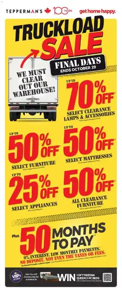 Preview of leaflet Weekly flyer / circulaire from shop Tepperman's is valid from Oct 23, 2025