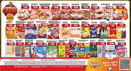 Pré-Visualização do folheto "Ofertas do Dia" da loja Bretas válido a partir de 17/11/2025