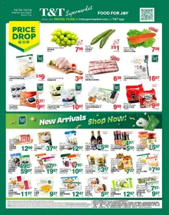 Preview of leaflet Weekly flyer / circulaire from shop T&T Supermarket is valid from Oct 10, 2025