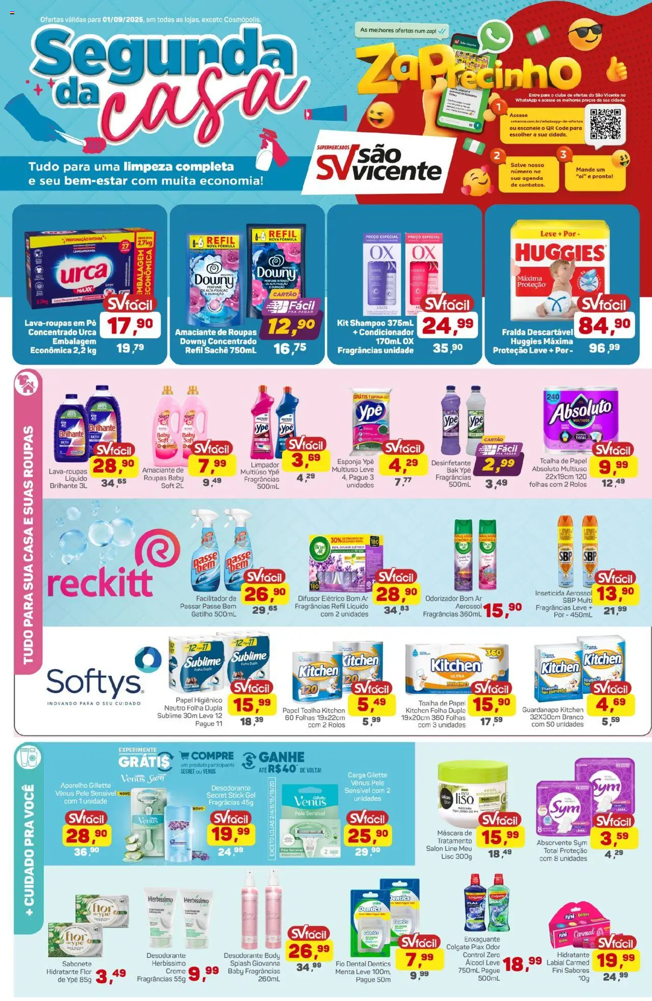 Supermercados São Vicente folheto "Ofertas da semana" válido a partir de 01/09/2025 - número de página 1
