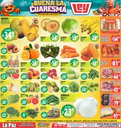 Vista previa las ofertas de la tienda Casa Ley - Casa Ley folleto Las ofertas de frutas y verdunas La Paz desde el 21/03/2026 