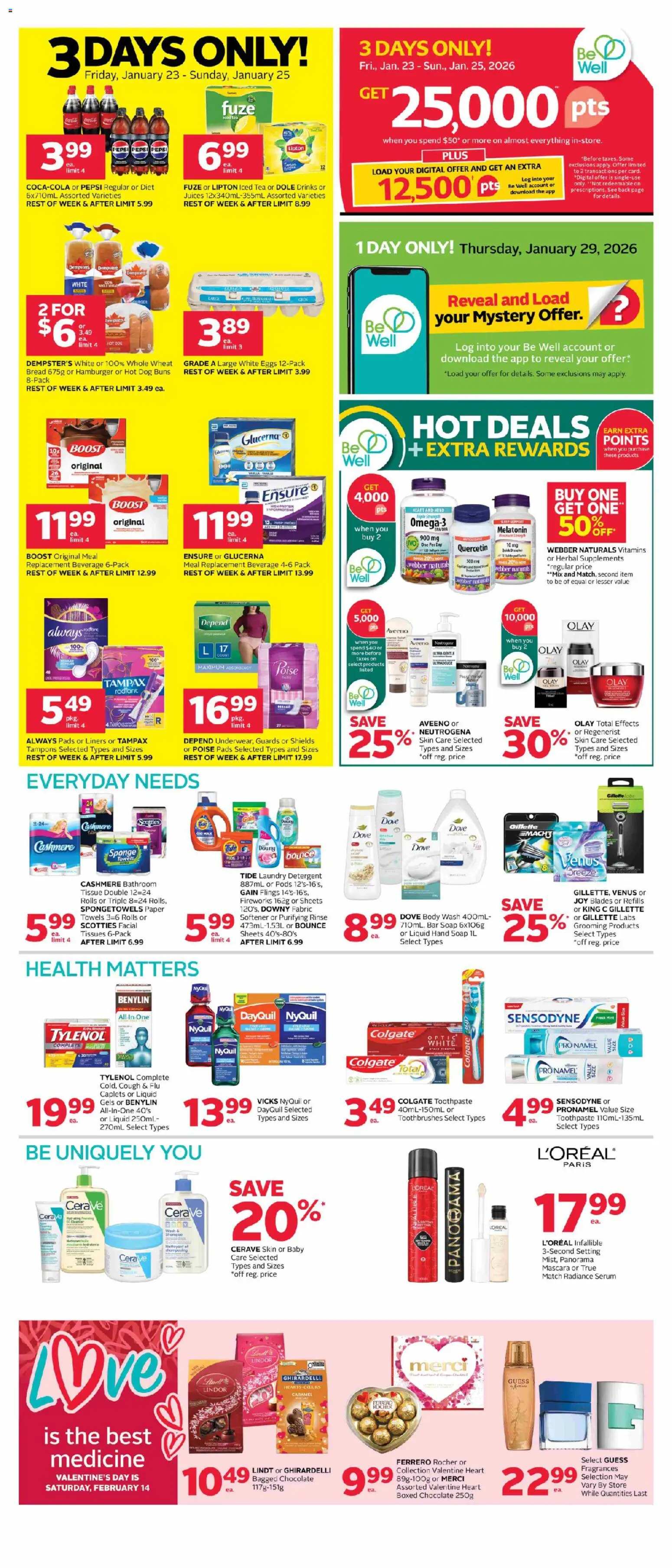 Preview of leaflet Weekly flyer / circulaire from shop Rexall is valid from Jan 23, 2026