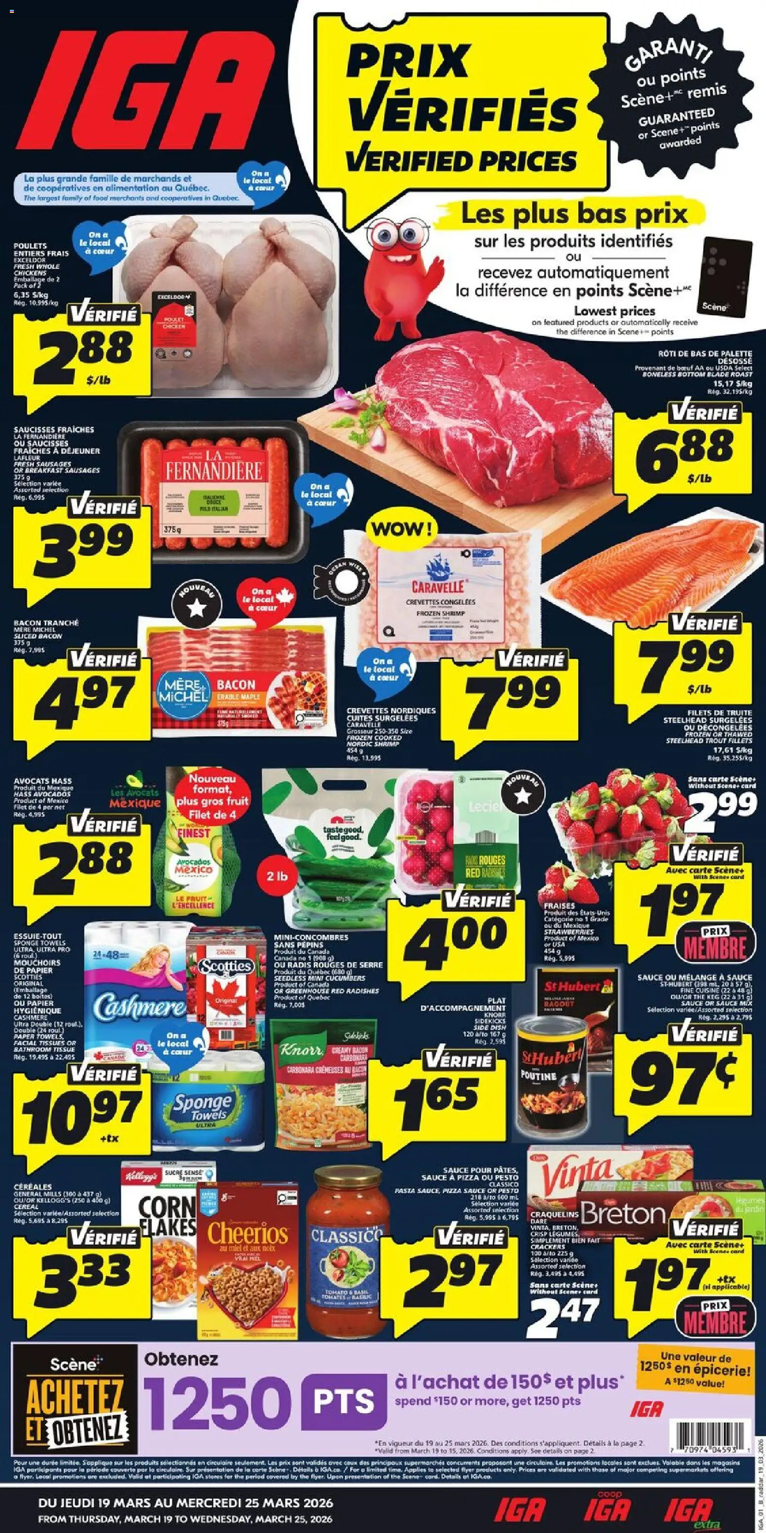 Preview of leaflet IGA circulaire - Quebec from shop IGA is valid from Mar 19, 2026