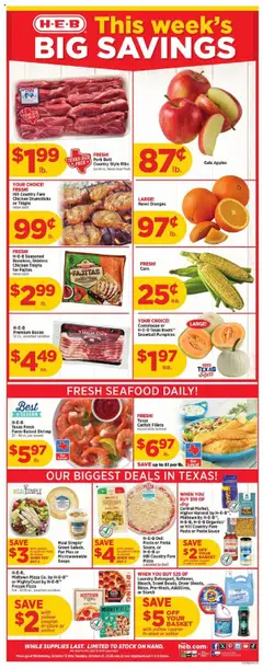 Ad Preview of H-E-B Weekly Ad from 10/15/2025