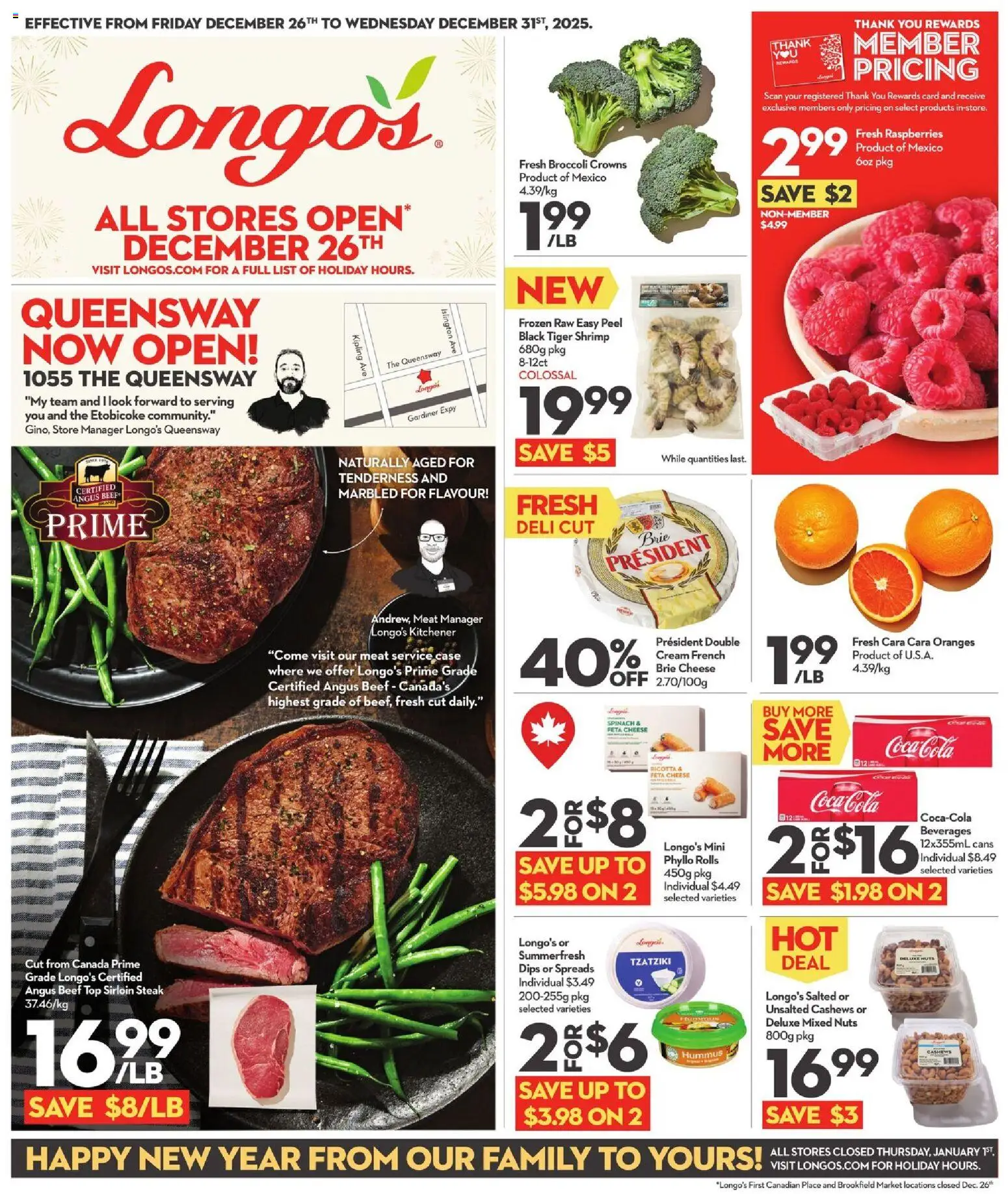 Preview of leaflet Weekly flyer / circulaire from shop Longo's is valid from Dec 26, 2025