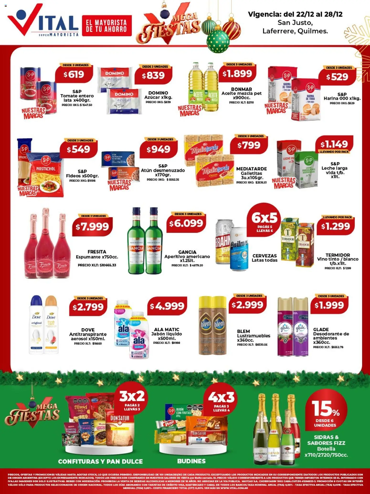 Vista previa del folleto de la tienda Vital válido desde el 22/12/2025 