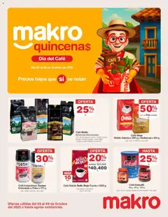  Vista previa del prospecto Quincena del almacen Makro válida del 03/10/2025 al 09/10/2025