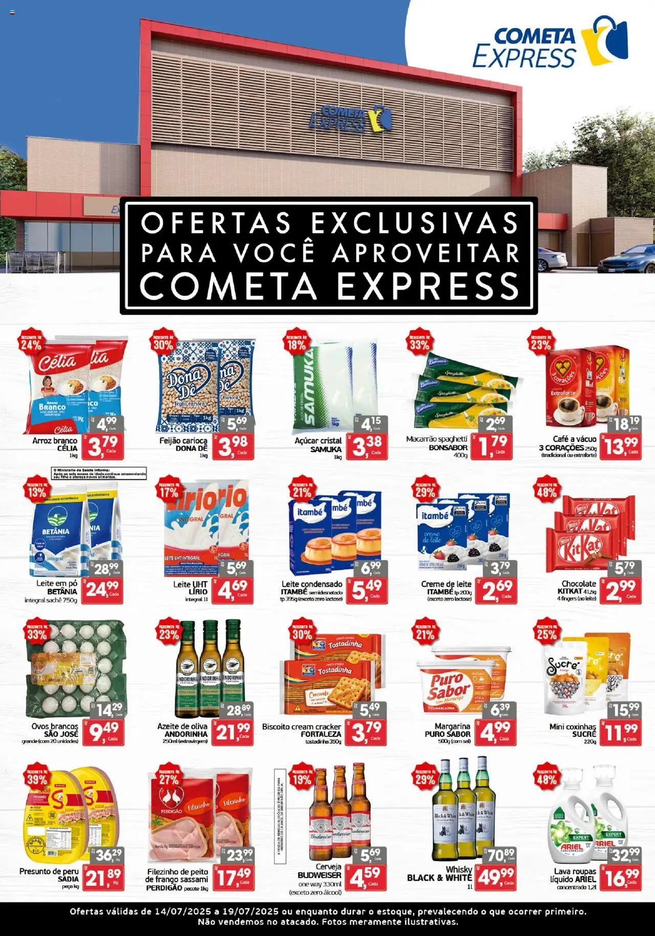Cometa Supermercados folheto "Ofertas Exclusivo Cometa Express Montese" válido a partir de 14/07/2025 - número de página 1
